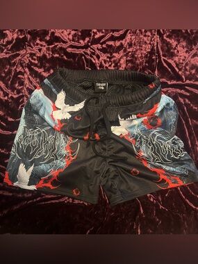 Civil Regime Dove Mesh Shorts - Black, Red, Blue
